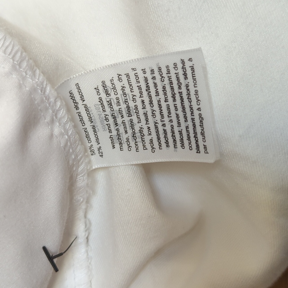 NWT Tommy Hilfiger  White Seated Fit Belted Short size L - Picture 7 of 7